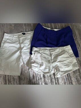 LOTS J. Crew White Cotton Shorts and Joie Shorts
